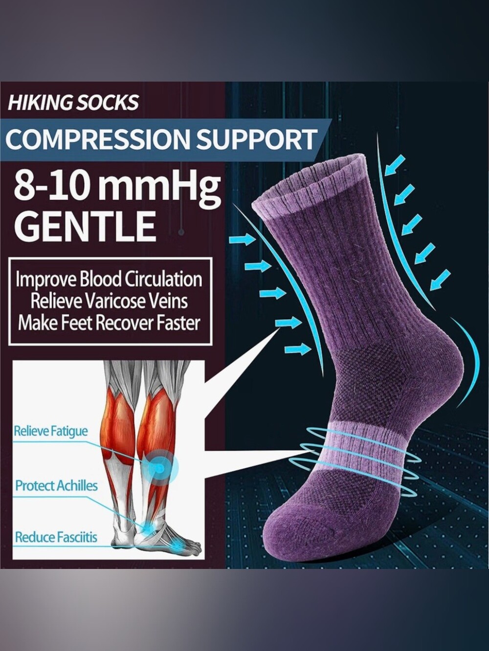 Merino Wool Blend Women's 2pk of Sport Socks